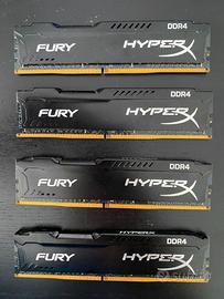 RAM Kingston Hyperx 32GB 4x8GB