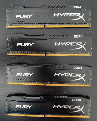RAM Kingston Hyperx 32GB 4x8GB