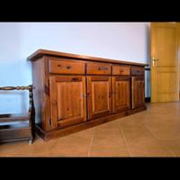 Madia / Credenza in Legno Massello Rustico