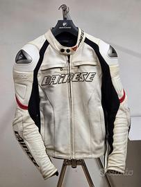 Tuta pelle moto Dainese + accessori