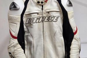Tuta pelle moto Dainese + accessori