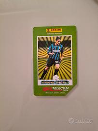 Scheda telefonica rara Panini Roberto Baggio 98/99