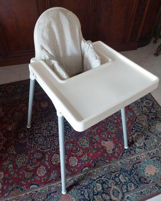 Seggiolone ikea Antilop con vassoio e cuscino