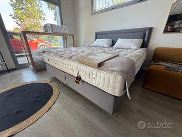 Completo letto Vispring, materasso letto topper