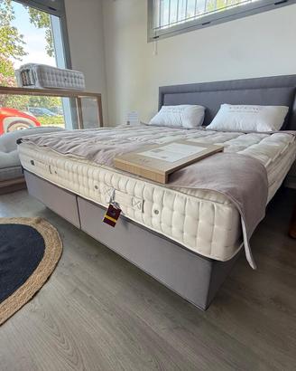 Completo letto Vispring, materasso letto topper
