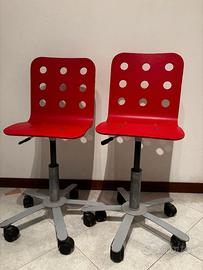 Sedie girevoli da scrivania ragazzi