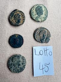 Lotto 45 Antica Roma Autentiche Monete Romane