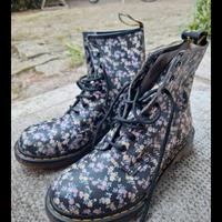 stivaletti a fiori Dr Martens n.40