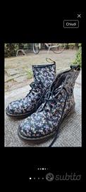 stivaletti a fiori Dr Martens n.40