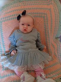 bambola Reborn in silicone pieno 