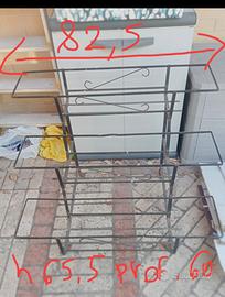 Fioriere portavasi ferro battuto 