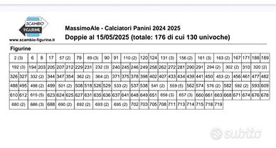 calciatori panini 24 / 25 