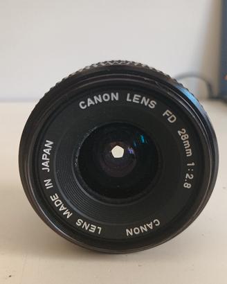 Obiettivo CANON FD 28mm 1:2.8 - made in Japan
