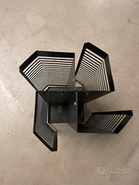 Mobile Porta CD girevole in metallo NANDI ITALIA