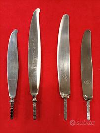 Lama in acciaio per posate in Argento