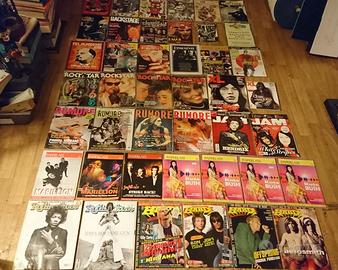 Fanzine cataloghi riviste musicali rock metal