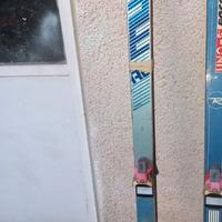 sci da neve d'epoca arredamento vintage