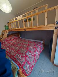 Soppalco in legno misure 360*120*120