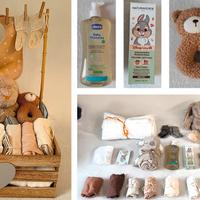 Kit nascita set completo 0m+ artigianale neonato