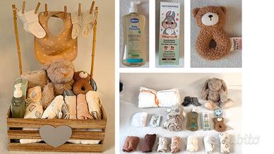 Kit nascita set completo 0m+ artigianale neonato