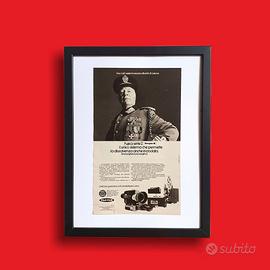 Pubblicità originale vintage videocamera Fujica