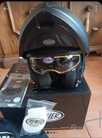 casco modulare Premier tg. S 55/56 nero opaco 