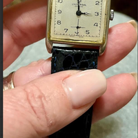 UniversalGENEVEraroOROLOGIOtankARTDECOargentato'30