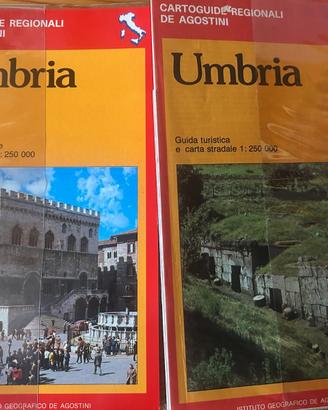Guide turistiche con carta stradale Umbria