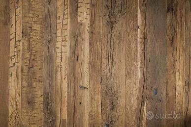 Rivestimento fettoni di travi rovere antico
