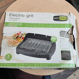 Piastra elettrica Gio’Style 2000 W con griglia