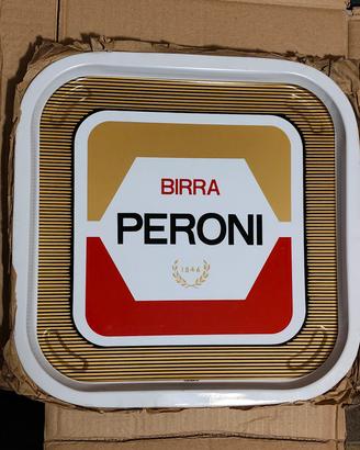 Vassoio Birra Peroni anni 70
