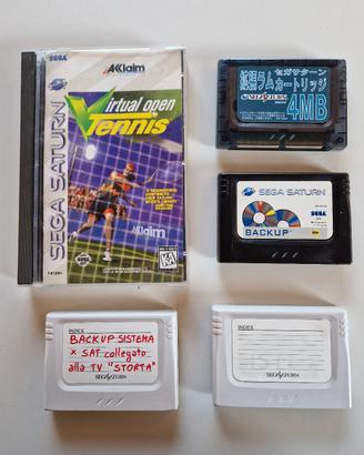 Virtual open Tennis Saturn + 4 cartucce