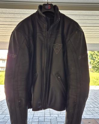 giubotto moto Deinese in pelle