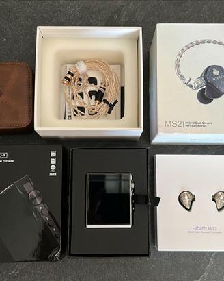 Hidizs AP80 PRO-X Hi-Res Audio + cuffie MS2
