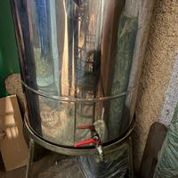 Contenitore per olio acciaio inox