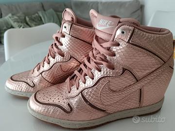 Scarpe Nike Dunk Donna Rosa Metal tg 38