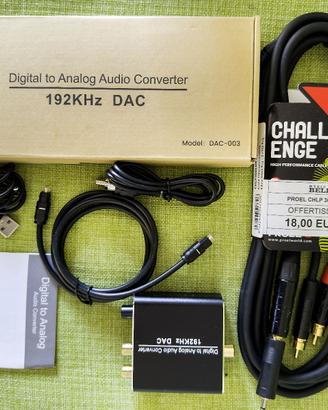 Dac - Convertitore 192Khz - Set completo