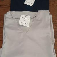 camicie nuove in seta e viscosa 