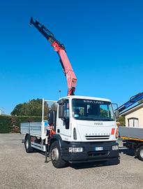 IVECO 180.28 GRU E CASSONE FISSO