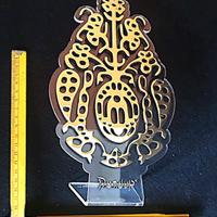 logo Arcadia soprammobile in plexiglass