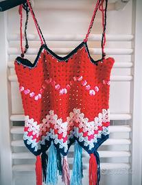 Top multicolore tgXS