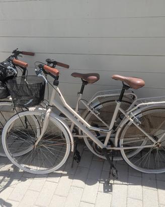 coppia biciclette usate due volte 