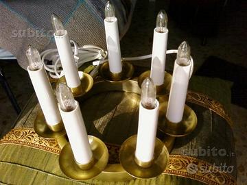 Decorazioni centrotavola: coroncina di luci