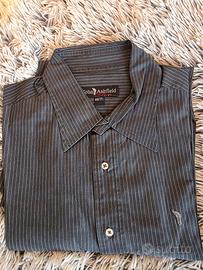 Camicia grigia rigata