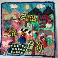 QUADRO VINTAGE STOFFA Sud America - ARPILLERA