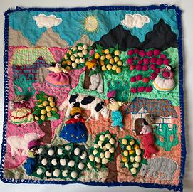 QUADRO VINTAGE STOFFA Sud America - ARPILLERA