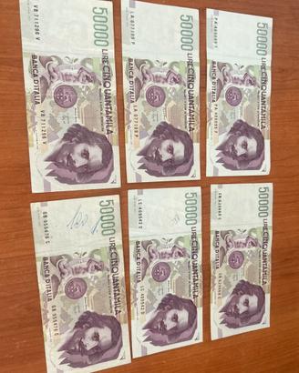 50000 mila lire