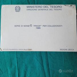 serie divisionale moneta lira 1995 proof