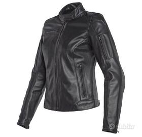 giubbotto donna in pelle da moto Nikita 