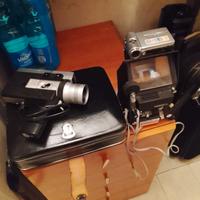 Cinepresa e macchina fotografica yascica anni 70